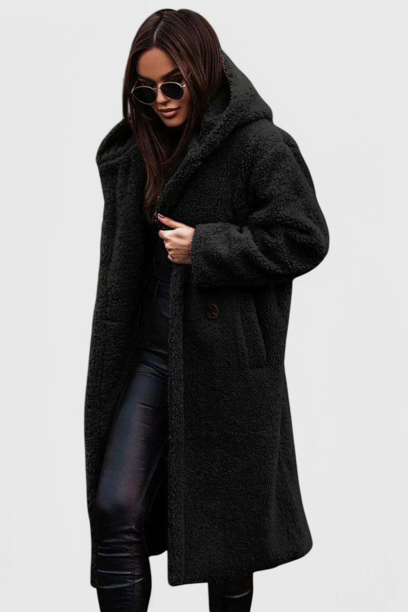 Lisette | Women Hooded Teddy Coat