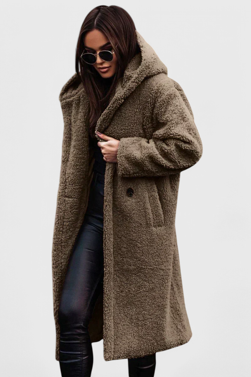Lisette | Women Hooded Teddy Coat