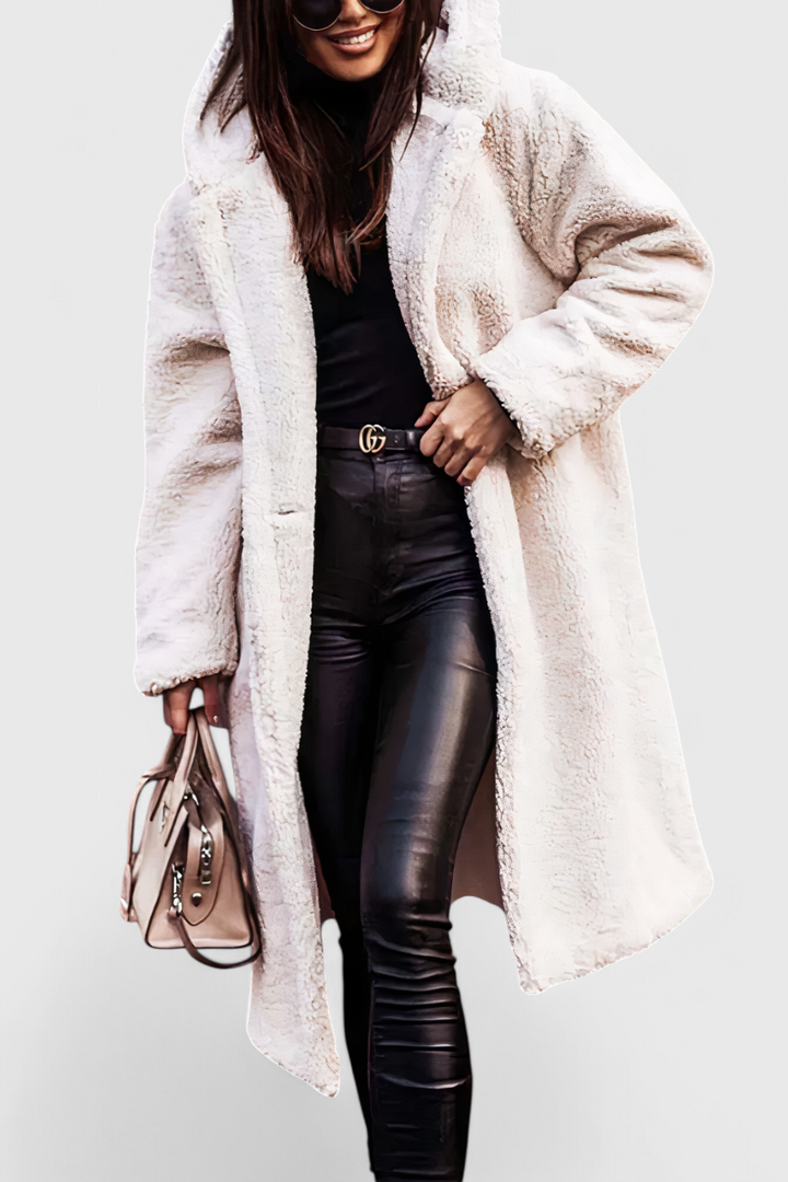 Lisette | Women Hooded Teddy Coat