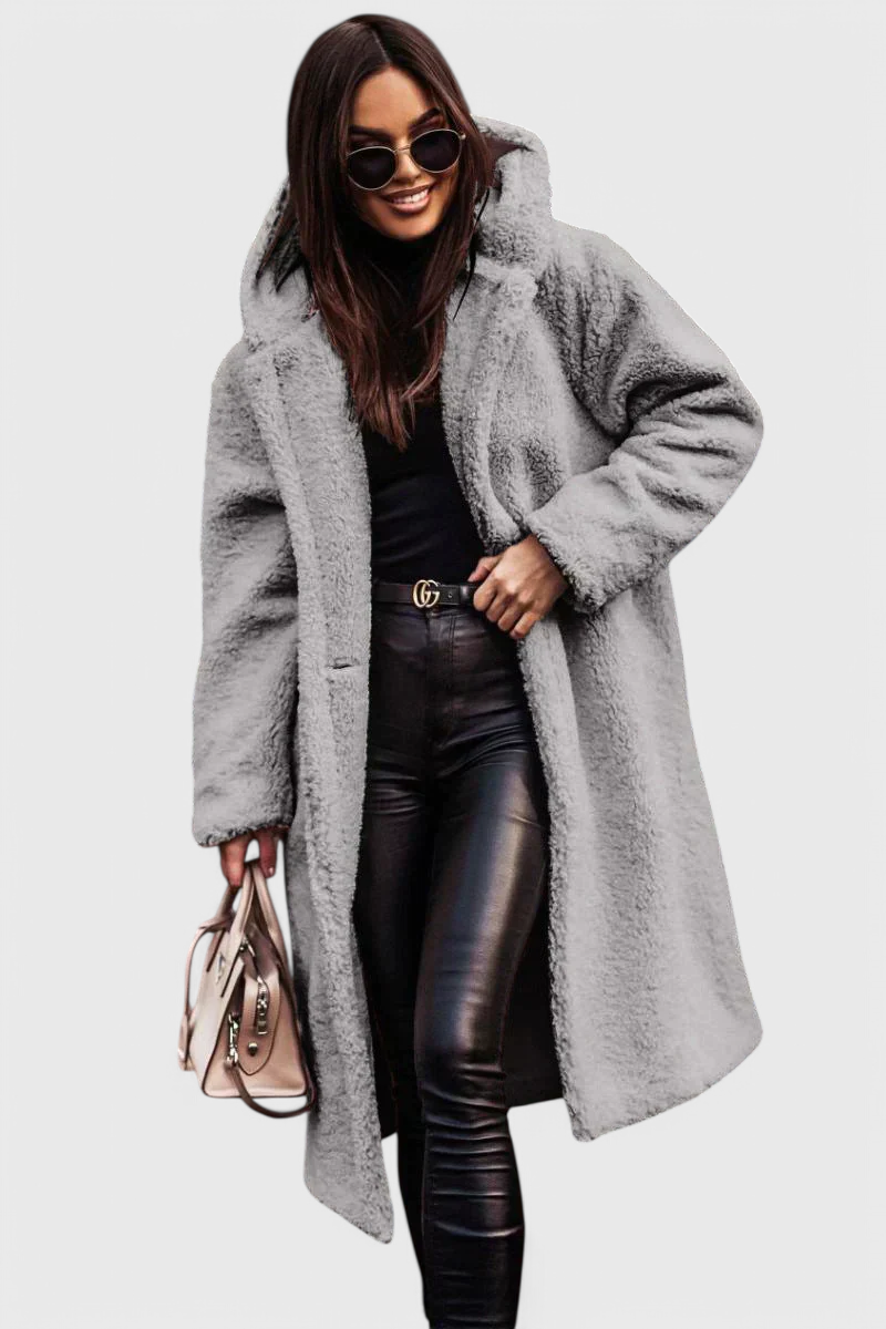 Lisette | Women Hooded Teddy Coat