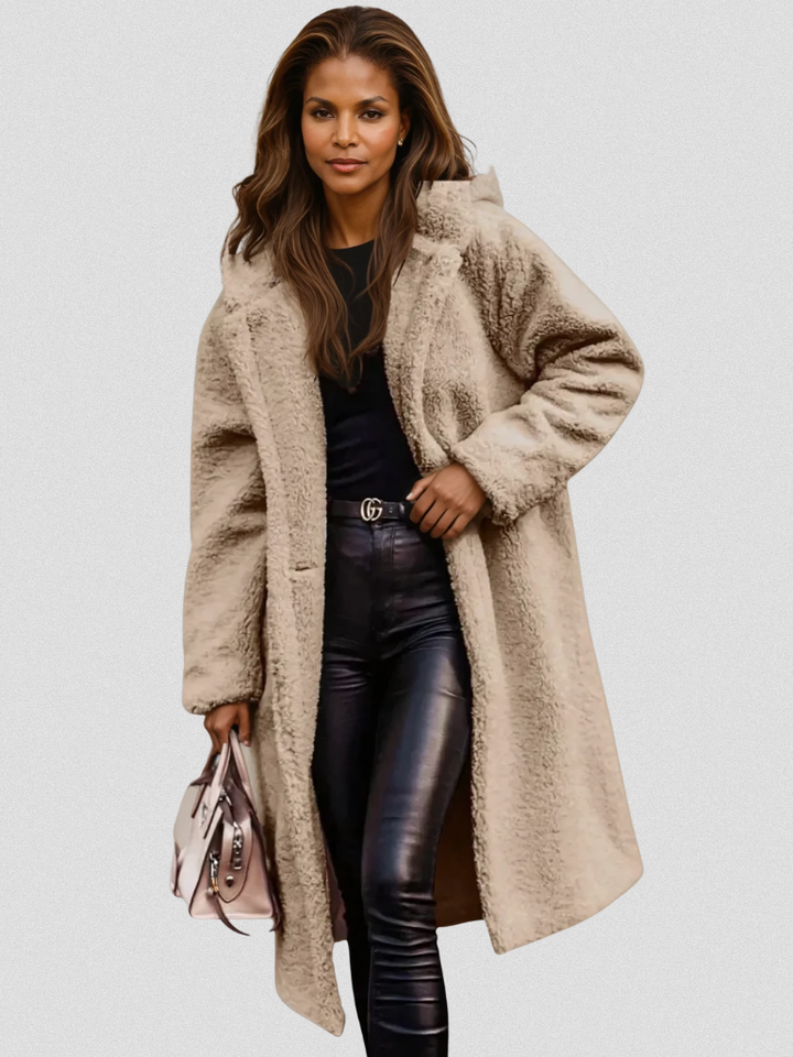 Stina | Women Longline Teddy Coat