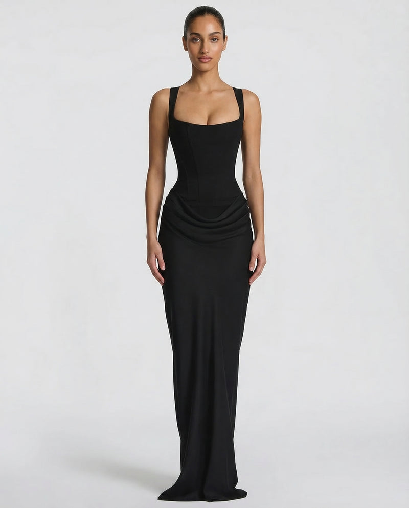 Ariadne | Women Corset Wedding Guest Maxi Dress
