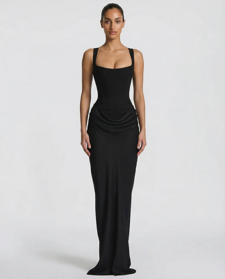 Ariadne | Women Corset Wedding Guest Maxi Dress