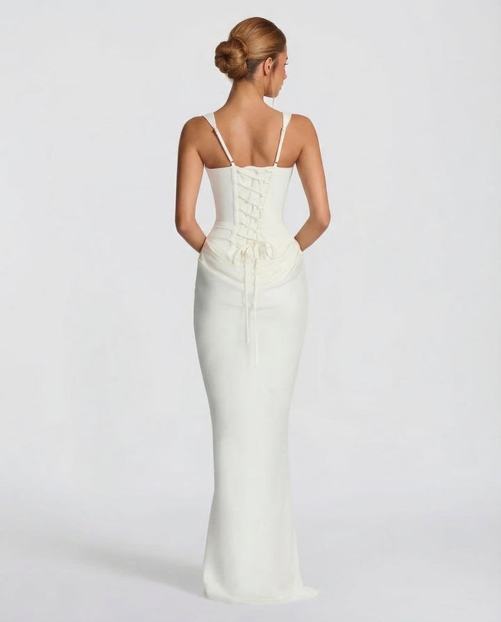 Ariadne | Women Corset Wedding Guest Maxi Dress
