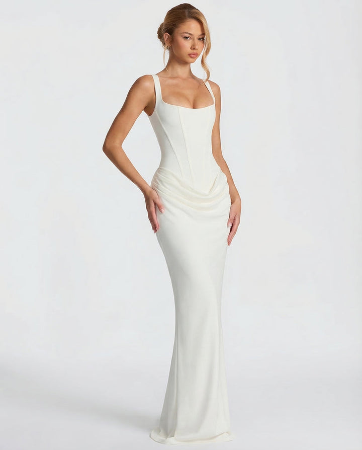 Ariadne | Women Corset Wedding Guest Maxi Dress