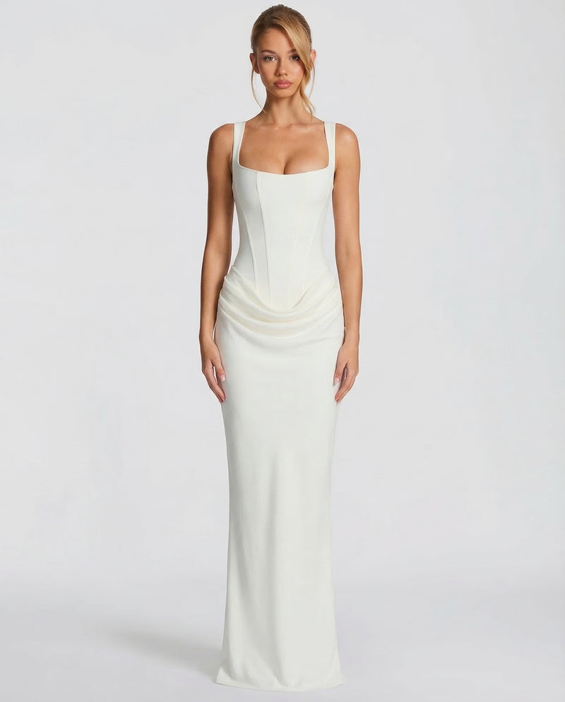 Ariadne | Women Corset Wedding Guest Maxi Dress
