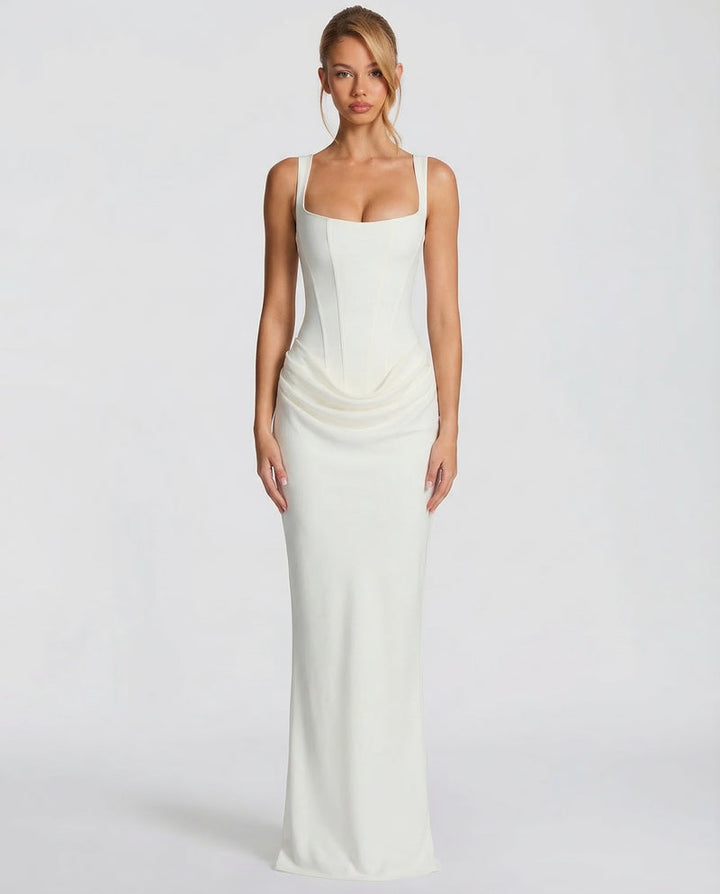 Ariadne | Women Corset Wedding Guest Maxi Dress