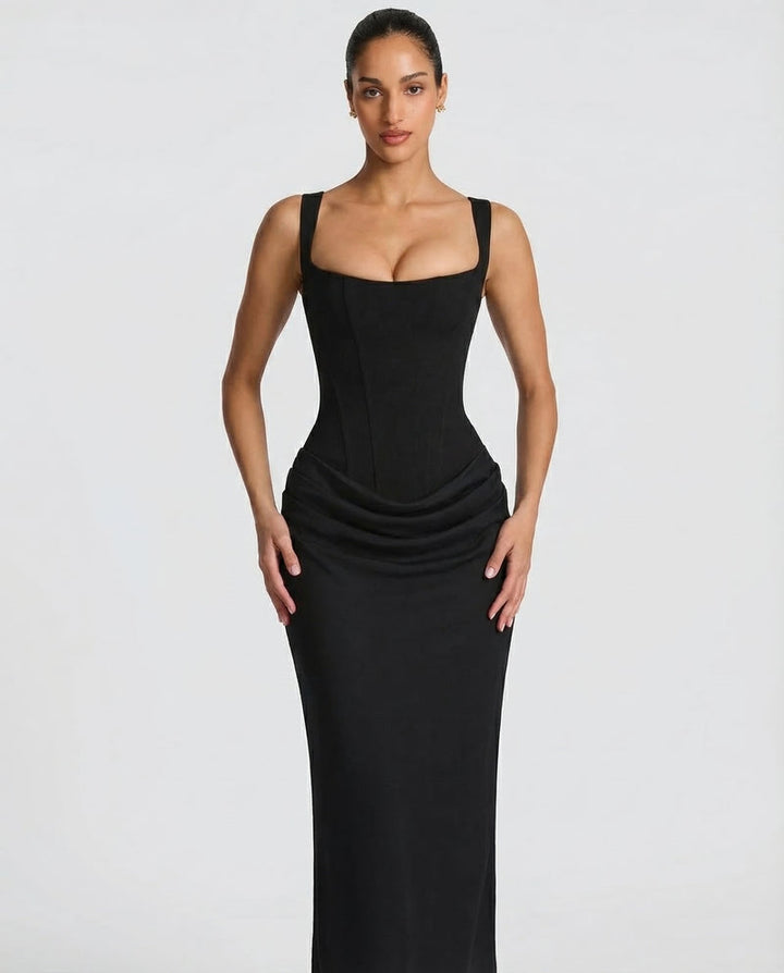 Ariadne | Women Corset Wedding Guest Maxi Dress