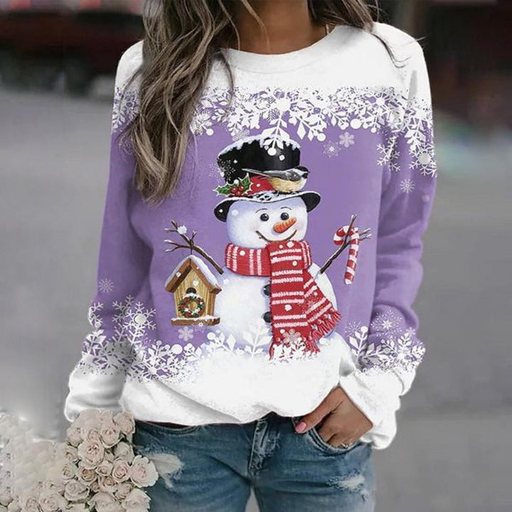 Ismay | Women Snowman Plus Size Christmas Jumper