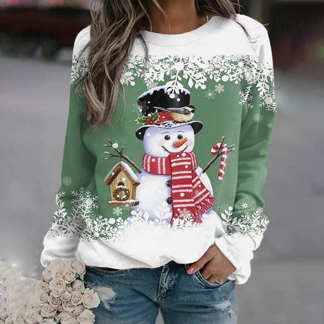 Ismay | Women Snowman Plus Size Christmas Jumper