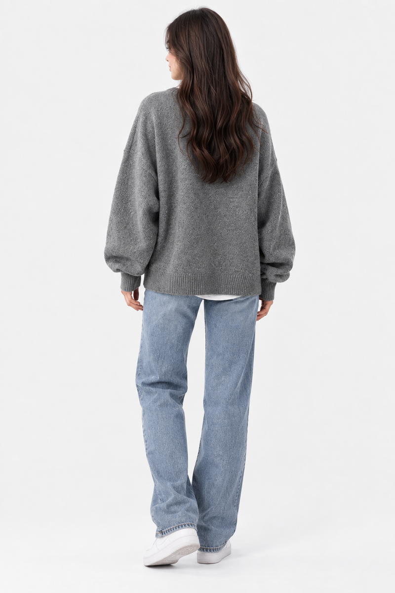 Elke | Women Drop Shoulder Pullover Sweater