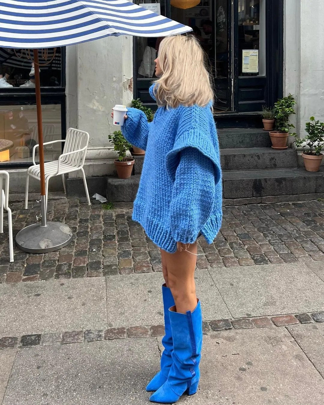Kathy | Women Oversized Knit Turtleneck Sweater