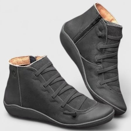 Brinley | Women Lace Up Wedge Ankle Boots