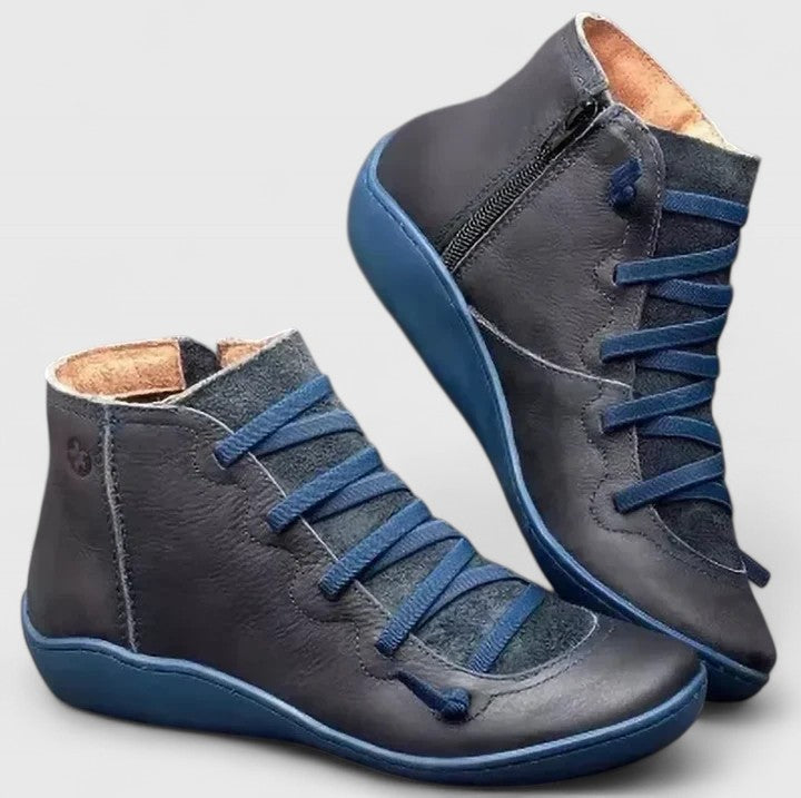 Brinley | Women Lace Up Wedge Ankle Boots