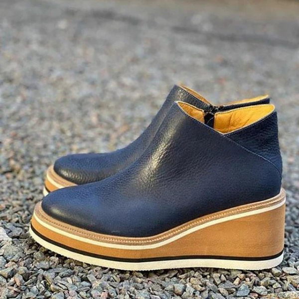 Polly | Women Platform Wedge Ankle Boots