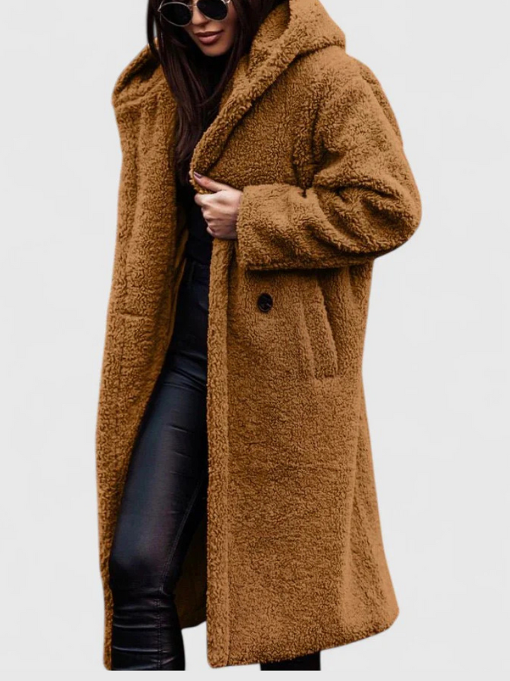 Stina | Women Longline Teddy Coat