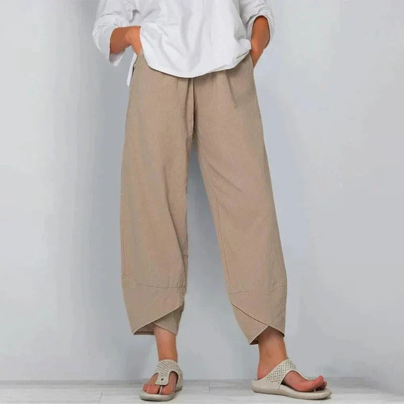 Marit | Women Wide Leg Cropped Pants