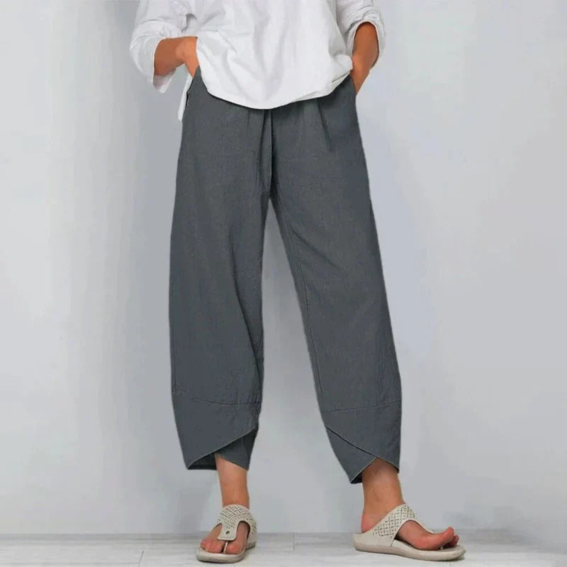 Marit | Women Wide Leg Cropped Pants