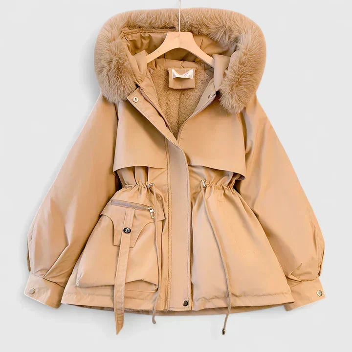 Vita | Women Hooded Drawstring Parka Coat