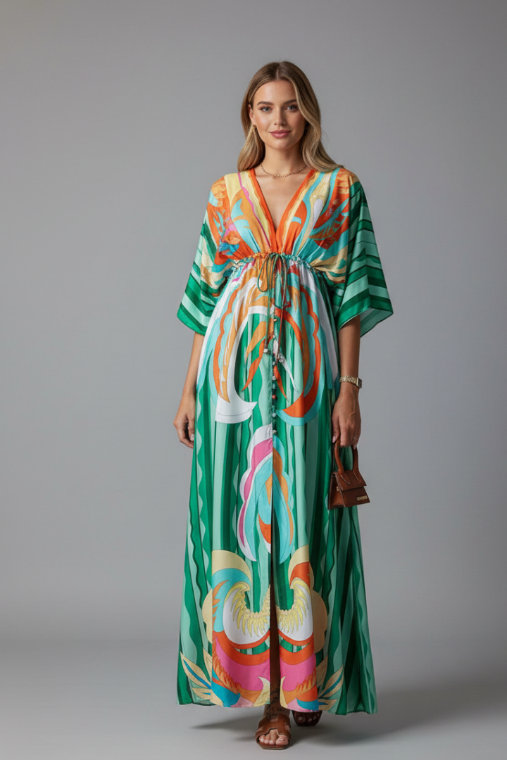 Circe | Women Bohemian Resort Maxi Dress