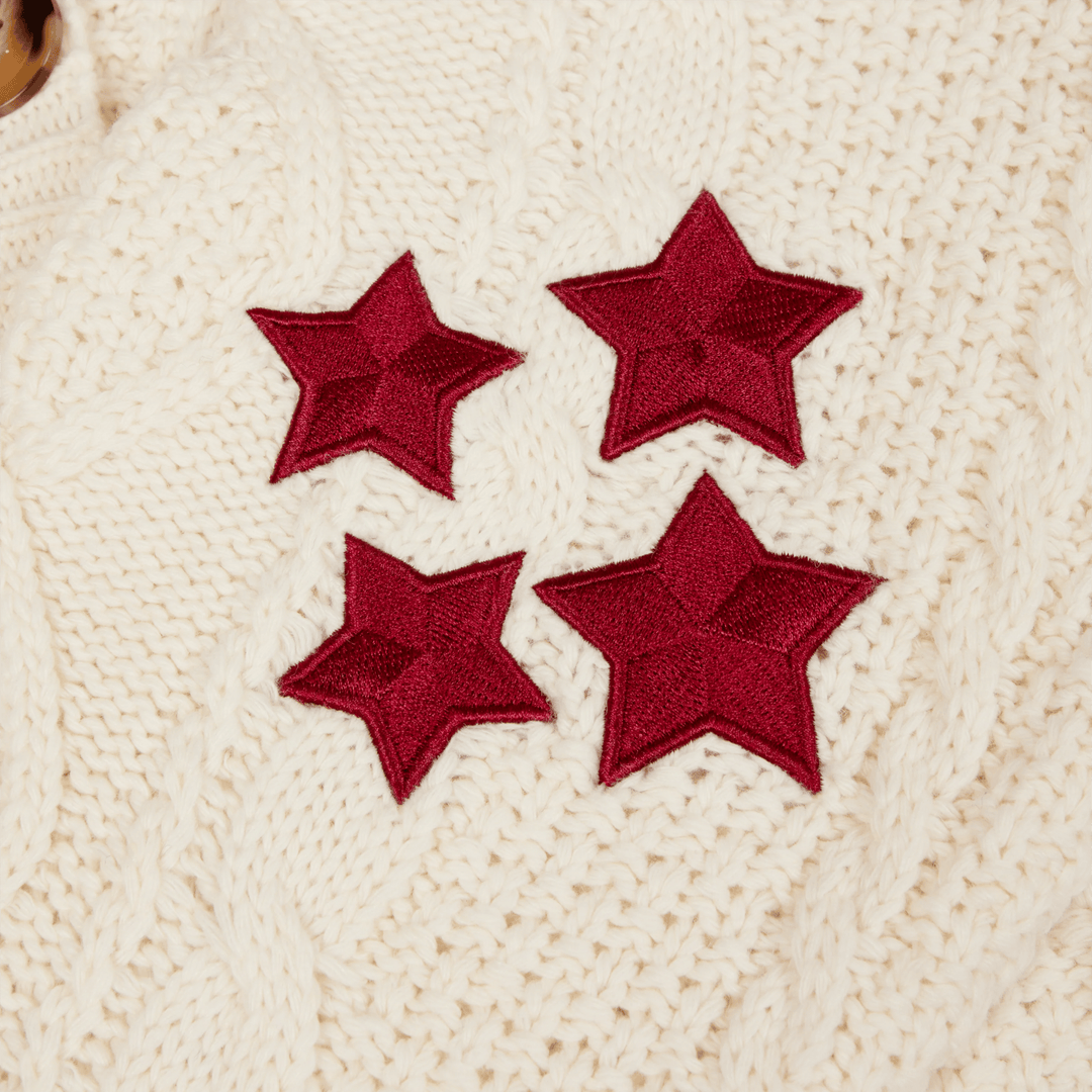 Patsy | Women Cable Star Christmas Cardigan