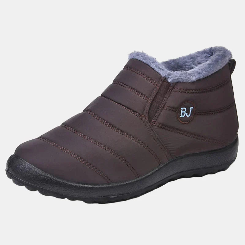 Gunvor | Women Quilted Fur Cuff Boots