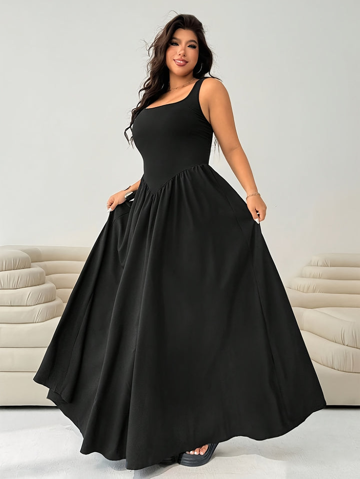 Callisto | Women Fitted Flowy Maxi Dress