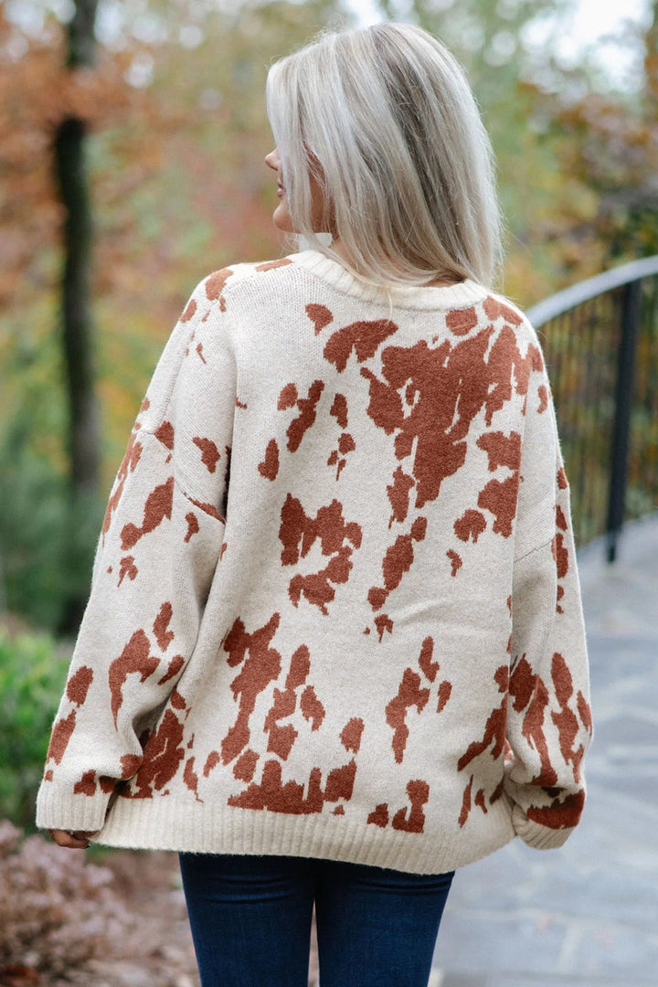 Hetty | Women Spotted Knit Sweater