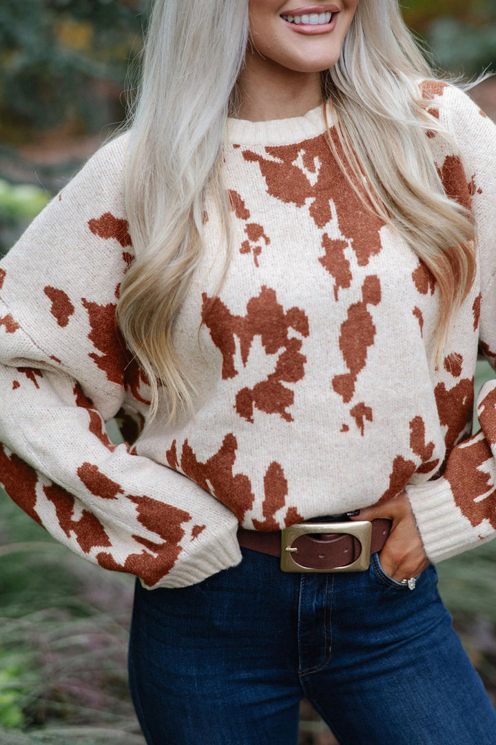 Hetty | Women Spotted Knit Sweater
