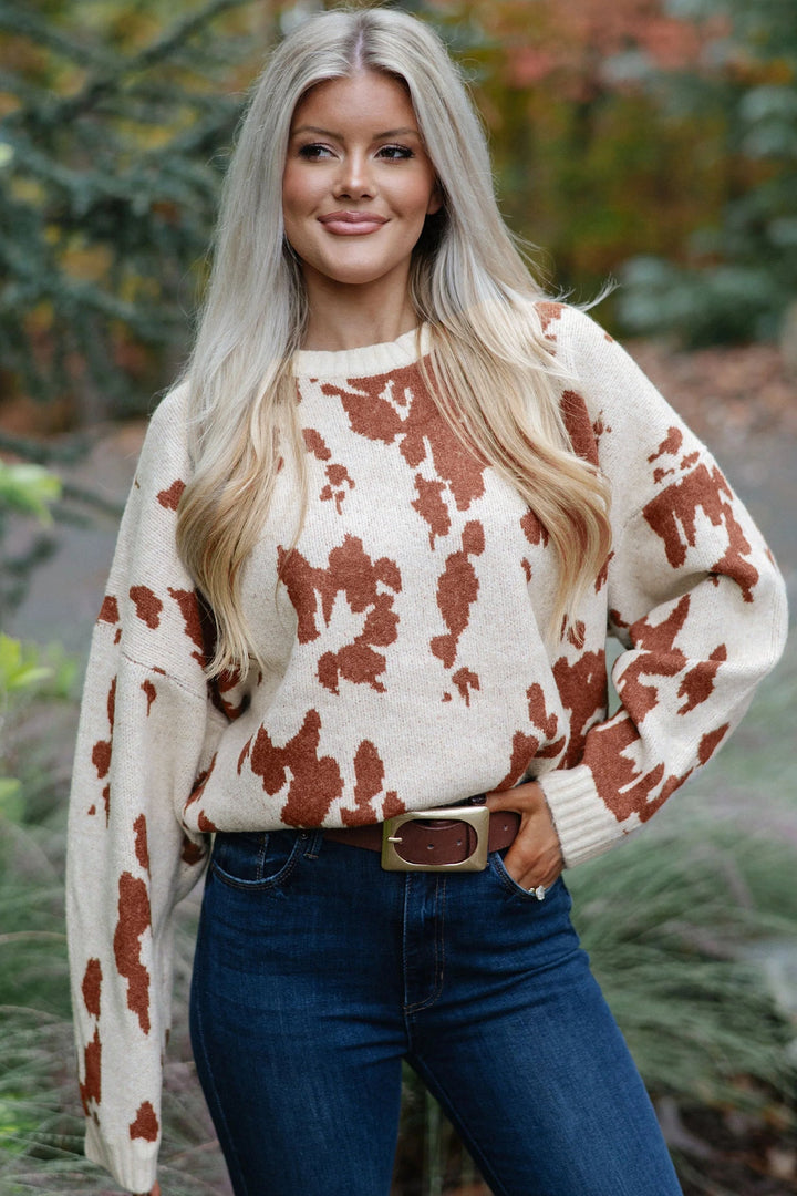 Hetty | Women Spotted Knit Sweater