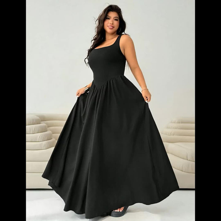 Callisto | Women Fitted Flowy Maxi Dress