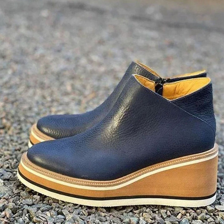 Gale | Women Platform Wedge Chelsea Boots