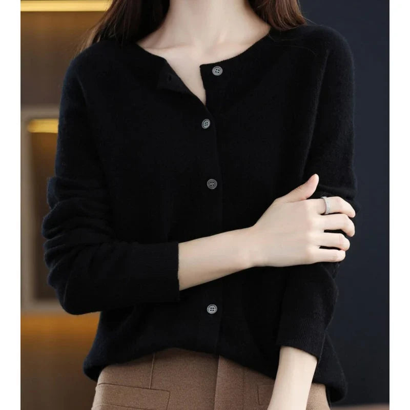 Lumi | Women Button Front Knit Cardigan