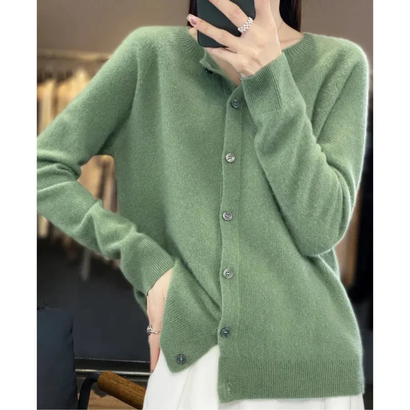 Lumi | Women Button Front Knit Cardigan