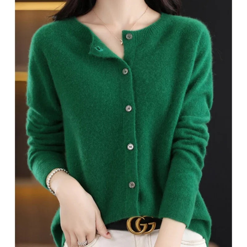 Lumi | Women Button Front Knit Cardigan