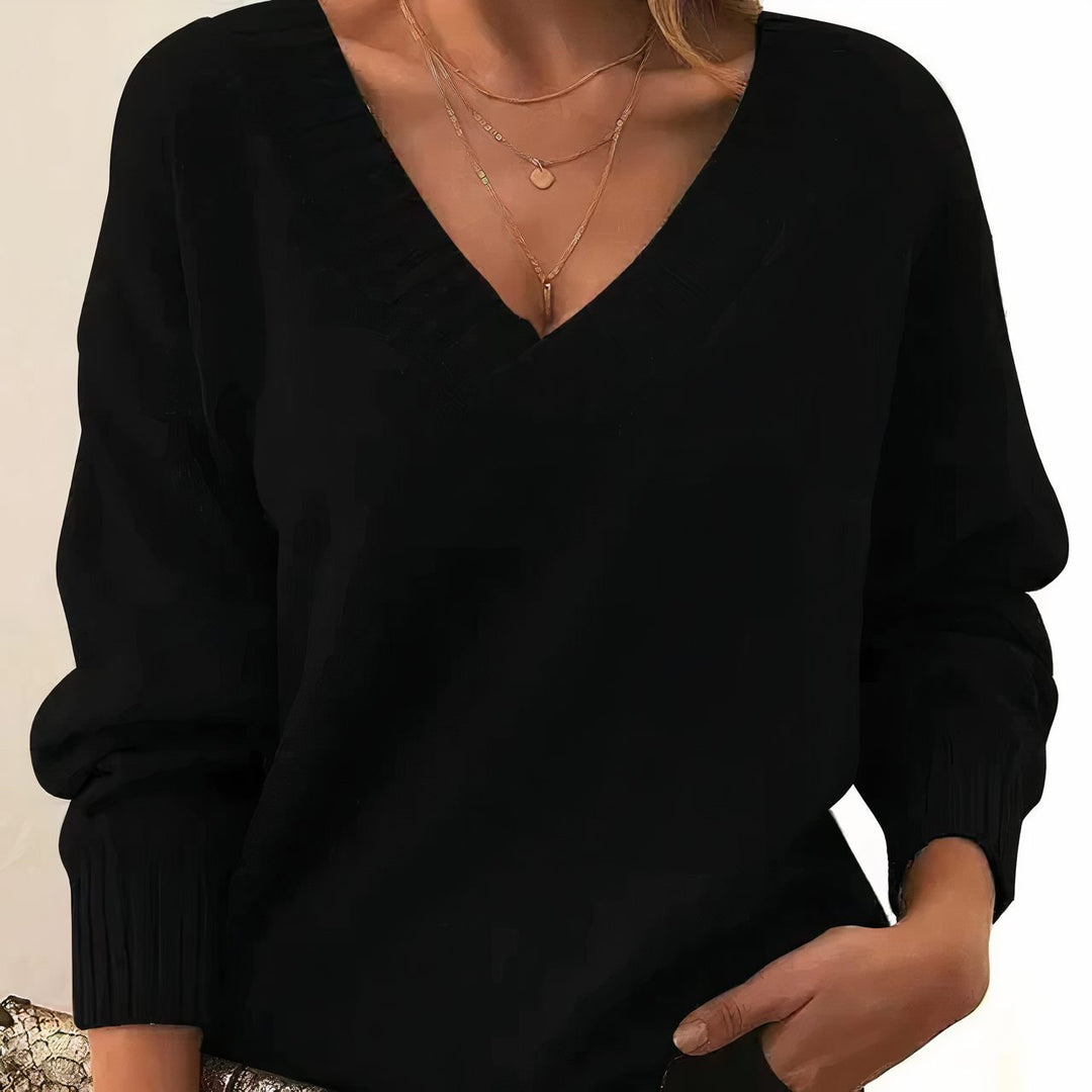 Katrin | Women Relaxed V Neck Sweater