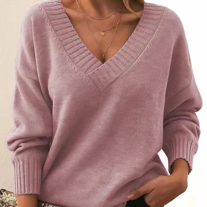 Katrin | Women Relaxed V Neck Sweater