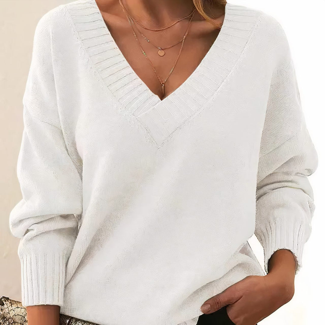 Katrin | Women Relaxed V Neck Sweater