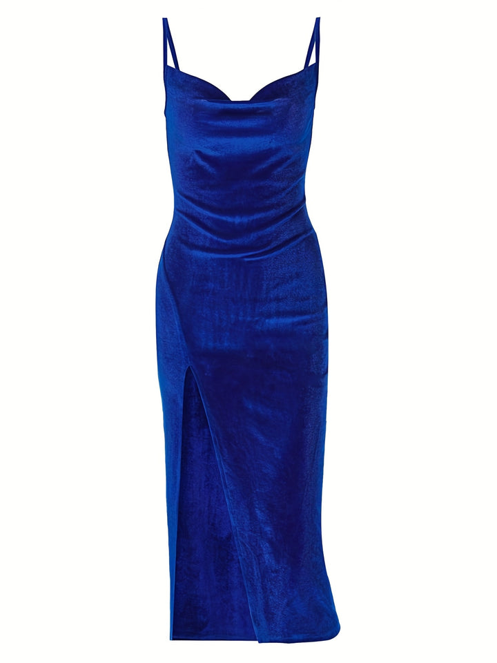 Viola | Women Ruched Split Wedding Guest Dress