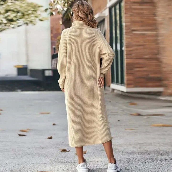 Clem | Women Turtleneck Knit Dress