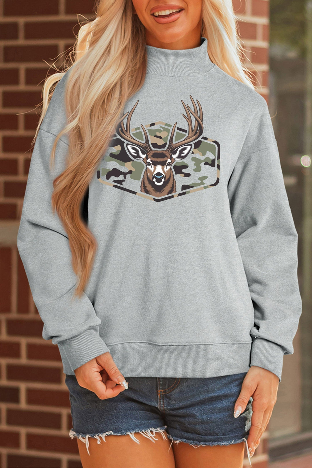 Bette | Women Deer Graphic Sweater