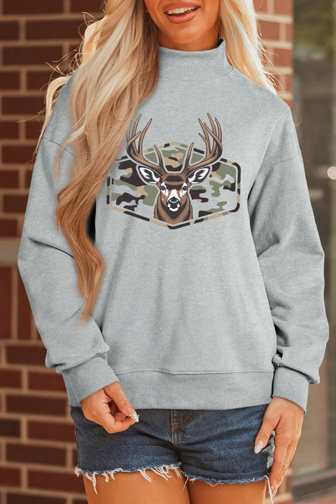 Bette | Women Deer Graphic Sweater
