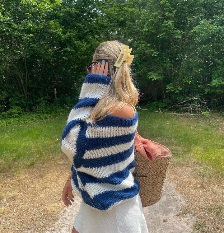 Hettie | Women Striped Chunky Knit Sweater