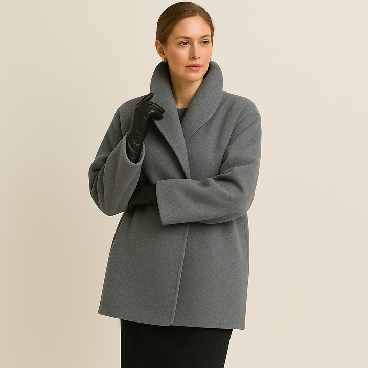 Tillie | Women Stand Collar Wool Coat