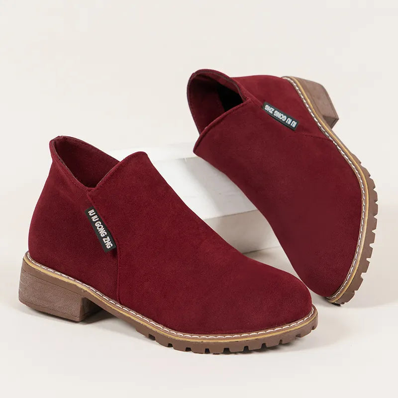 Niniane | Women Block Heel Ankle Boots