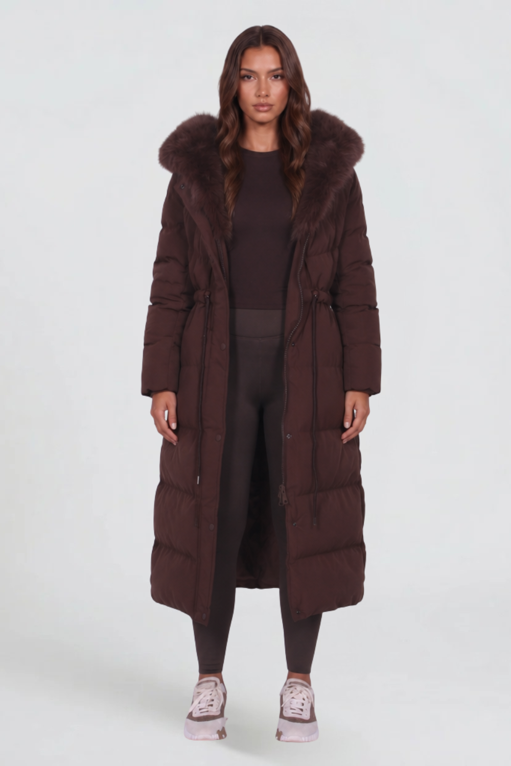 Clea | Women Hooded Long Puffer Coat