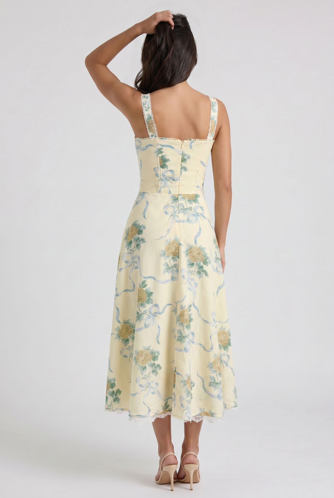 Felipa | Women Floral Midi Wedding Guest Dress