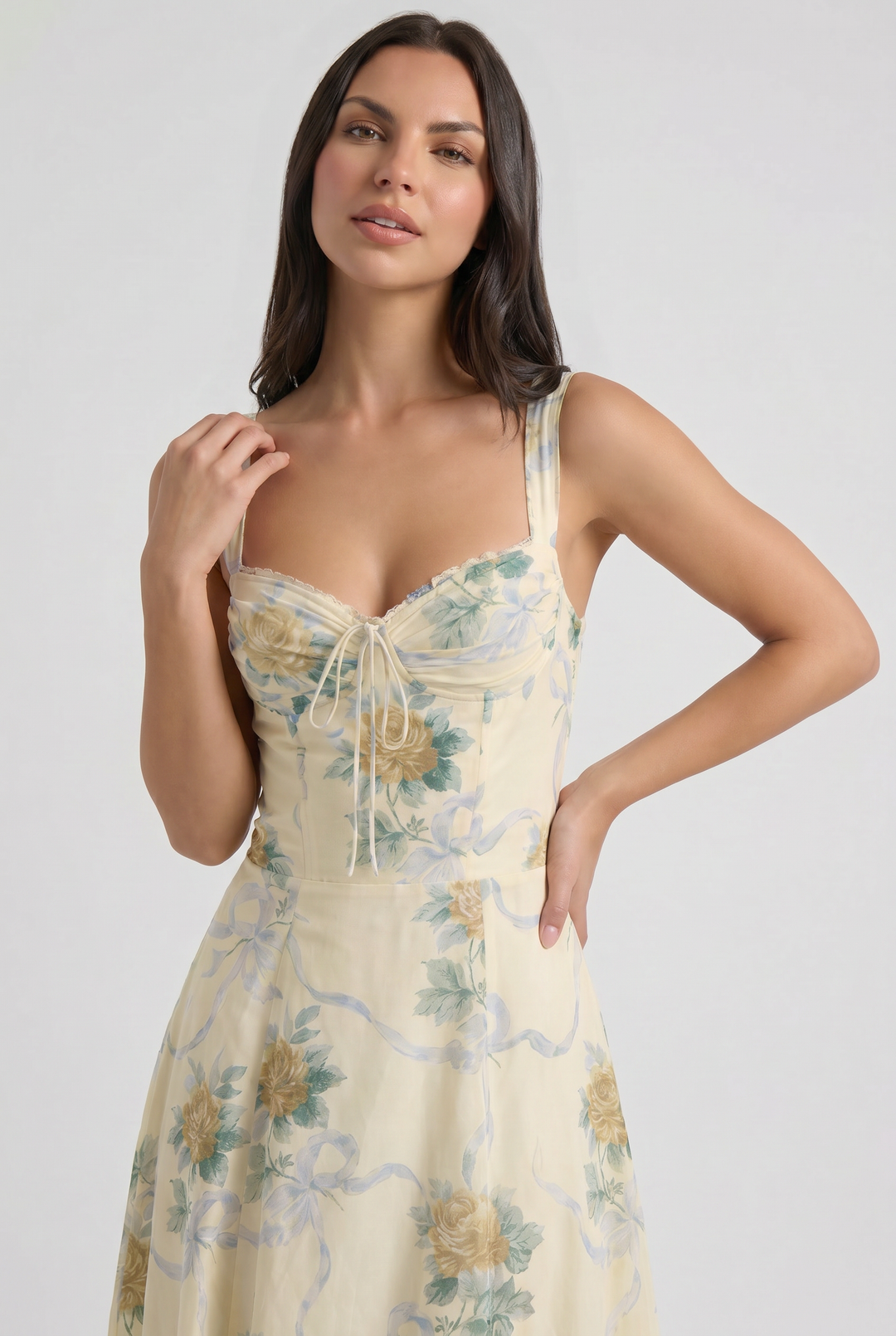 Felipa | Women Floral Midi Wedding Guest Dress
