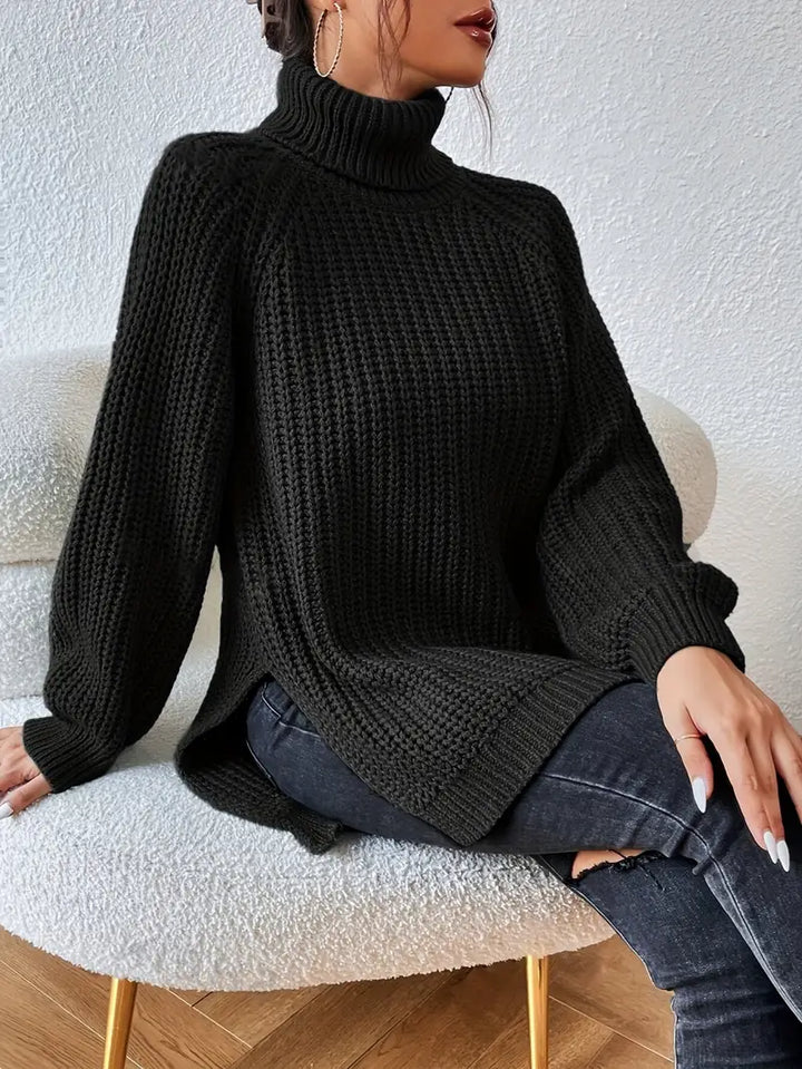 Lane | Women Chunky Knit Turtleneck