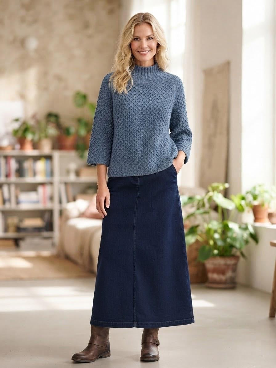 Laoise | Women Chunky Turtleneck Knit Sweater